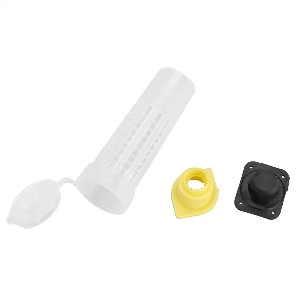 Jaulas de rodillos para abeja reina, kit cr¨ªa apicultura con 20 unidades, herramienta portavasos para criadero de abejas, accesorios duraderos para apicultores, jaulas cr¨ªa reina y crioa abejas