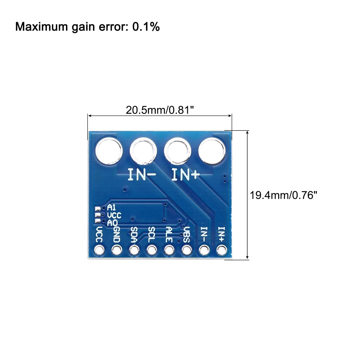 QUARKZMAN 3 Juegos INA226 Sensor Bidireccional De Corriente I2C DC Monitor De Voltaje Y Potencia Tablero De Circuito Módulo IIC Sensor De Monitoreo De Energía Con Función De Alarma