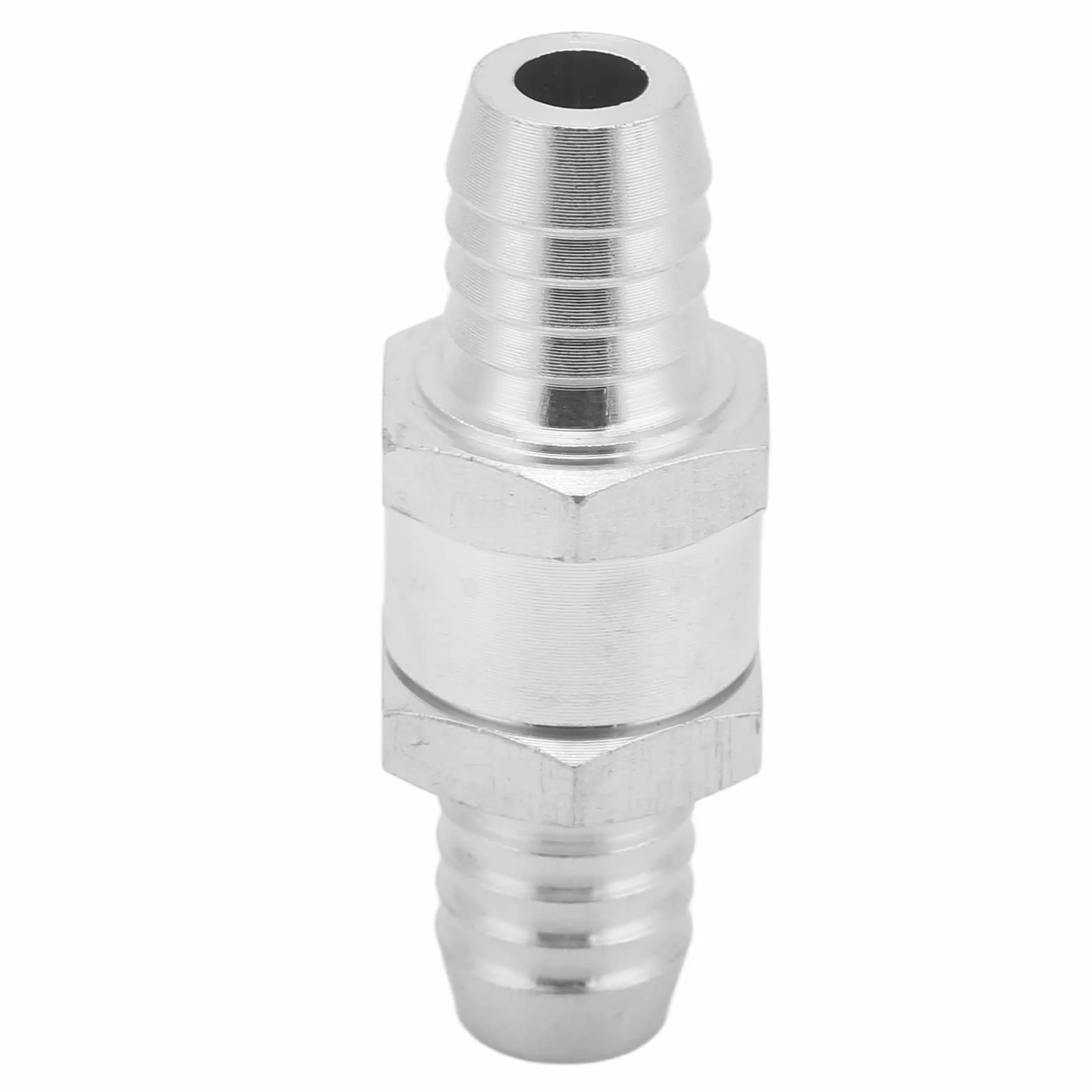 Válvula de Retención Unidireccional sin Retorno, Aleación de Aluminio Universal para Combustible, Gasolina, Aceite, Gasolina, Diésel Wat(14mm)