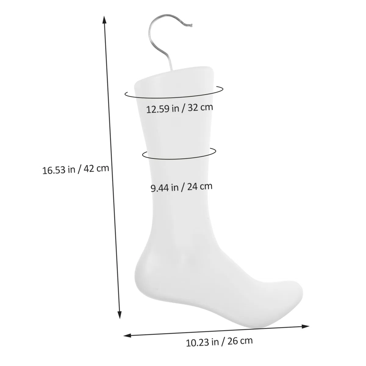 Luxshiny 2 Piezas Expositor de pies para Calcetines Masculino ficticio Modelo maniquíes Acolchado pie de exhibición de calcetín Pantalla de pie de maniquí Zapatos maniqui el plastico