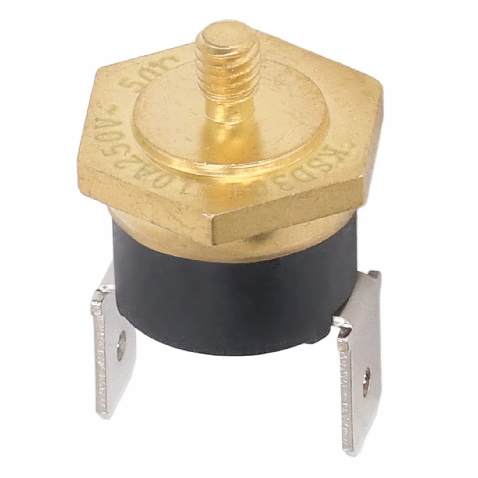 5PCS KSD301 Termostato Interruptor De Control De Temperatura De Cobre Bimetal M4 Normalmente Cerrado NC 250V Ajuste Interruptor De Temperatura De Disco A Presión Para Electrodomésticos(150℃)