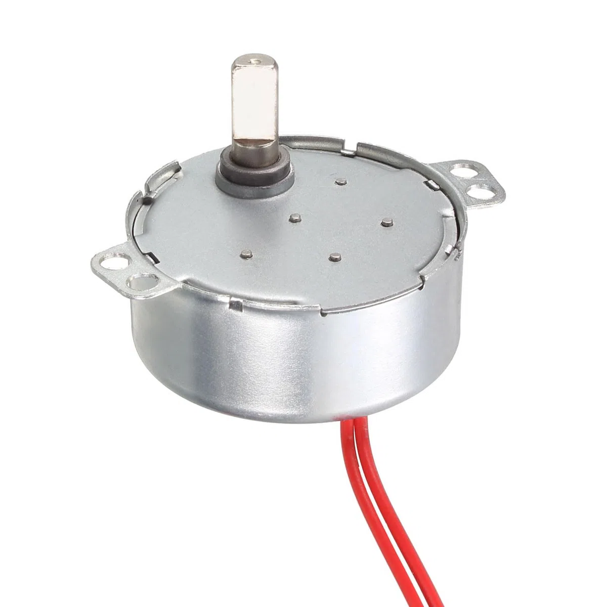 Síncrono Engranaje Motor AC 24V 8-10RPM 50-60Hz D Eje CCW/CW 4W Eléctrico Motor Tocadiscos Motor para Copa Volteador Eléctrico Ventilador