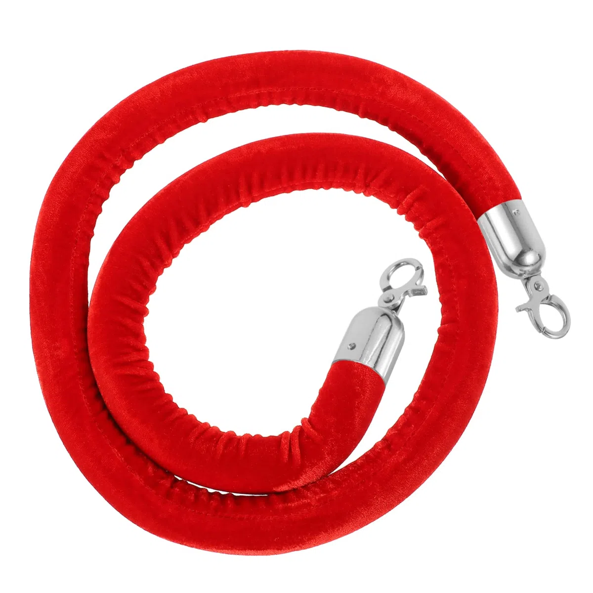 DOITOOL 2piezas Tapones Extremos De Cuerda De Acero Inoxidable Gancho Para Barandillas Fijación Segura Aislamiento De Seguridad y Desviación De Multitudes Accesorio Para Uso Exteriores