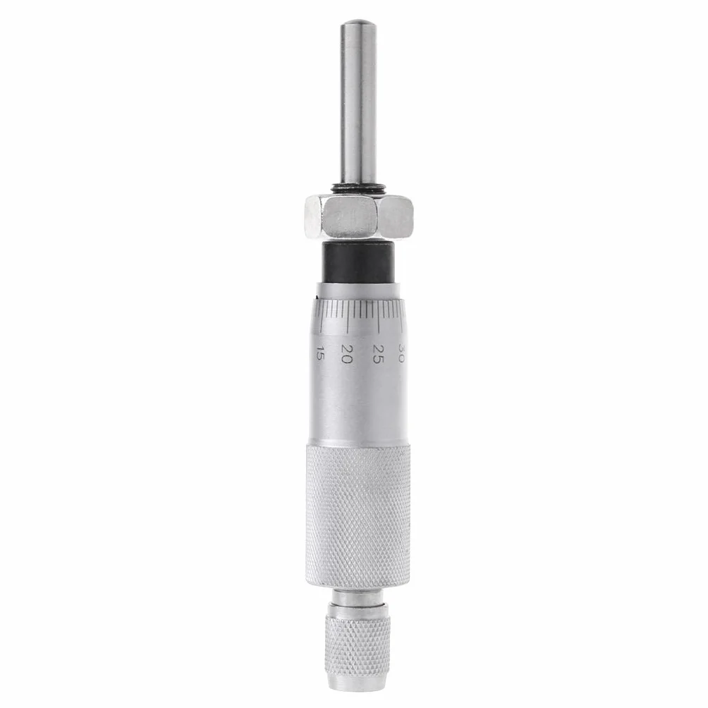 Micrómetro Micrómetro de precisión Mejorado Micrómetro de Hilo Tipo Aguja Redonda para Herramienta de medición de Cabeza Herramienta de 0-25 mm