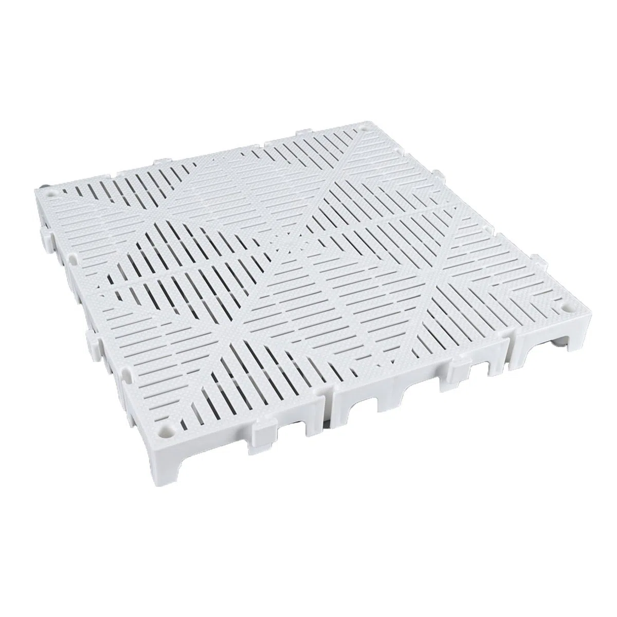 Palets de Plástico, Plataforma de Almacenamiento Impermeable, Plataforma Ligera, Paletas de Rejilla Transpirables para Supermercados y Sótanos(40x40x2cm/16x16x1in)