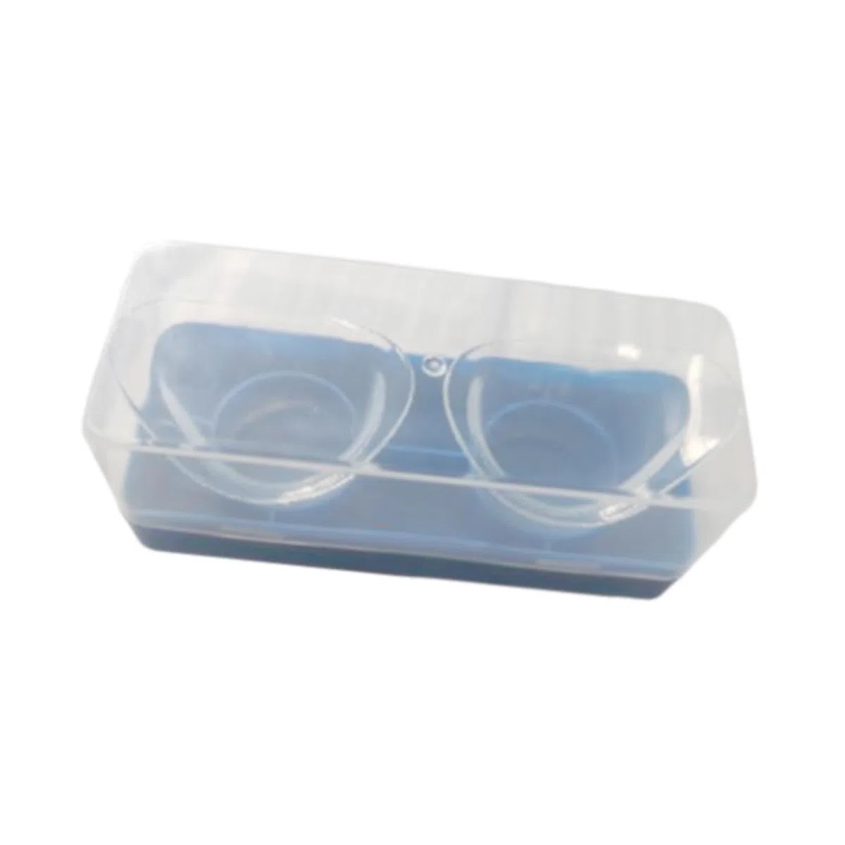 Juego de 2 Vasos Lavaojos de 8 Ml para Limpieza Ocular Y Desmaquillaje, Caja Azul, Individual
