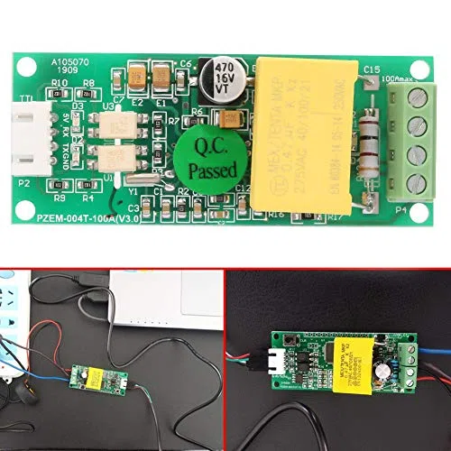 AC 80-260V 100A Módulo de Monitoreo Eléctrico, PZEM-004T V3 Tablero de Medidor de Potencia Multifunción Probador de Corriente de Voltaje de Potencia con CT