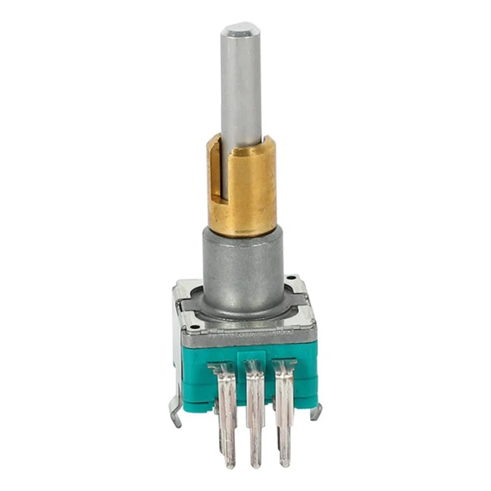 2 unidades EC11EBB24C03 - Codificador de doble eje con interruptor 30 posición número 15 impulso 25 mm