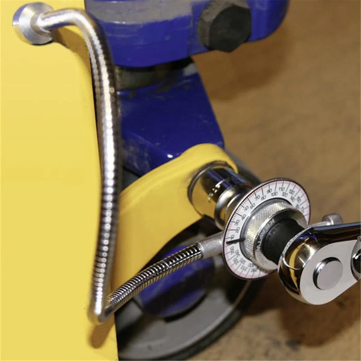GONIOMETRO IMANTADO PARA LLAVE DINAMOMÉTRICA DE 1/2" PARA MEDIR ANGULO APRIETE CON DINAMOMETRICA incluye pinza intercambiable