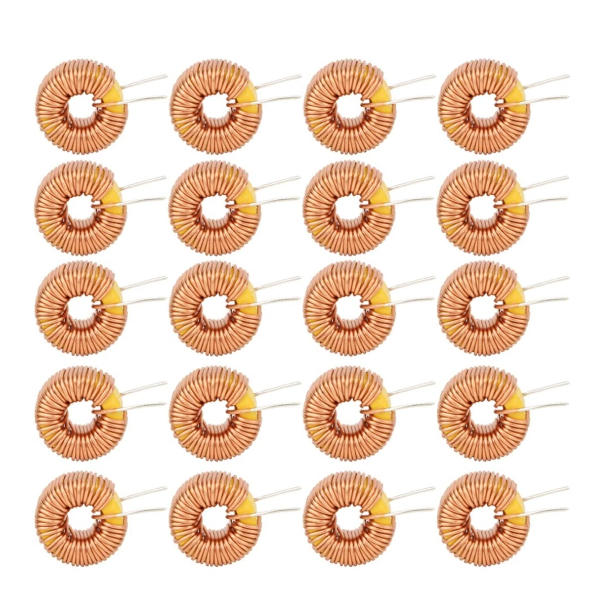 20 Unids Toroide Inductor Magnético Alambre Bobina de Cobre de Alta Calidad para PCB Placa de Circuito 100UH 0.6mm