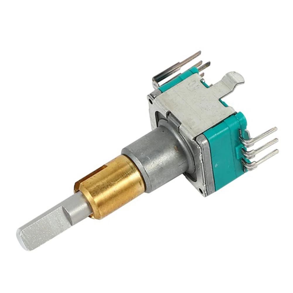 2 unidades EC11EBB24C03 - Codificador de doble eje con interruptor 30 posición número 15 impulso 25 mm