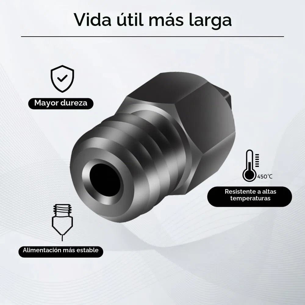 Sovol 8 boquillas Creality Upgraded para impresora 3D de acero endurecido MK8, boquillas de extrusión, 0,2 mm, 0,4 mm, 0,6 mm, 0,8 mm, 1 mm, para Ender 3 Ender 3 Pro CR-10