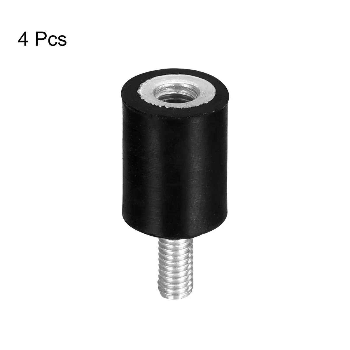 sourcing map Goma Monturas 4 Piezas M6 Macho/Hembra Vibración Aislador Impacto Absorbedor D20mmxH30mm