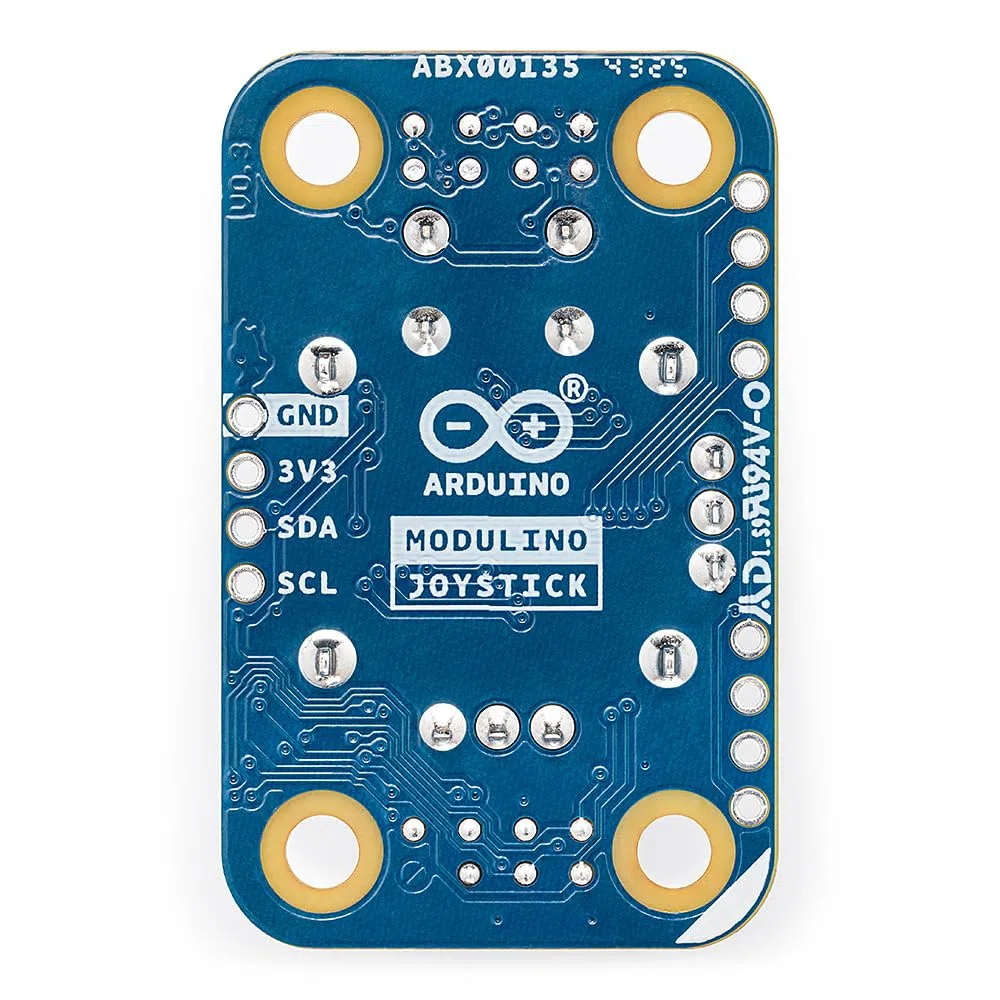 Arduino Modulino Joystick [ABX00135] - Módulo de control de movimiento analógico para proyectos interactivos | Sensor Qwiic Plug and Play | Fácil creación de prototipos con Arduino y MicroPython