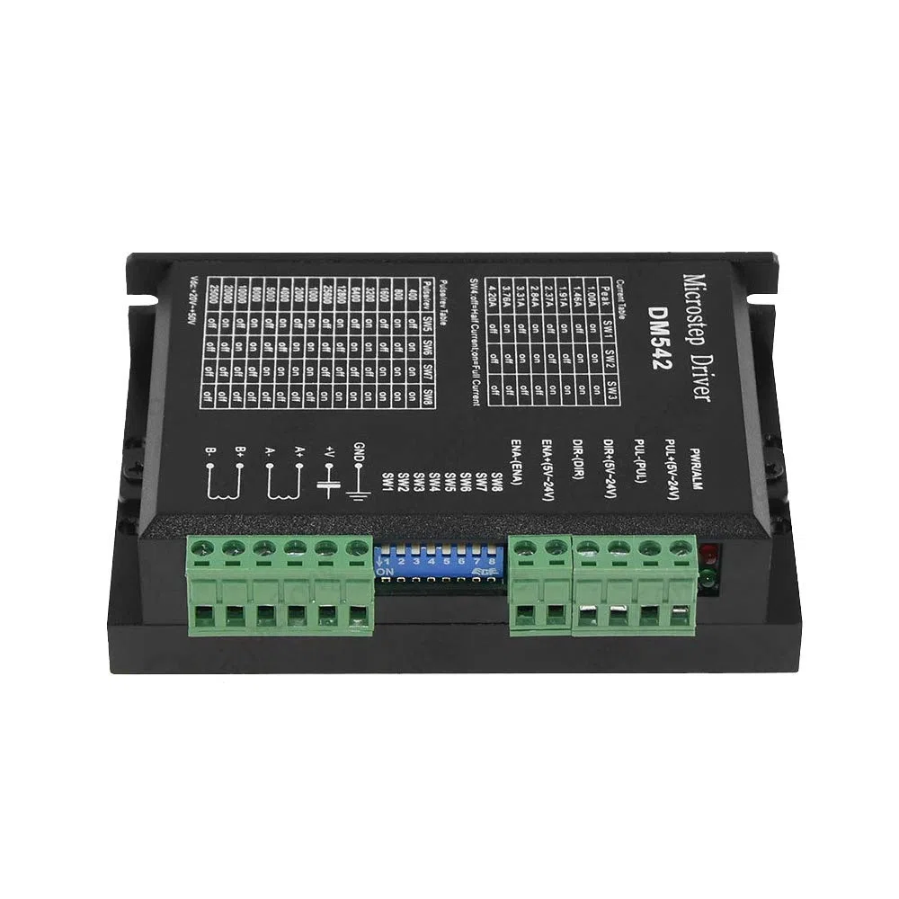 DollaTek dm542 digital bifásico 18-48 vDC máx. Controlador de controlador de motor paso a paso 4.2a para impresora 3d