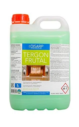 TERGON FRUTAL DETERGENTE PERFUMADO SUELOS Y SANITARIOS MANZANA VERDE.Garrafa 5l (1)