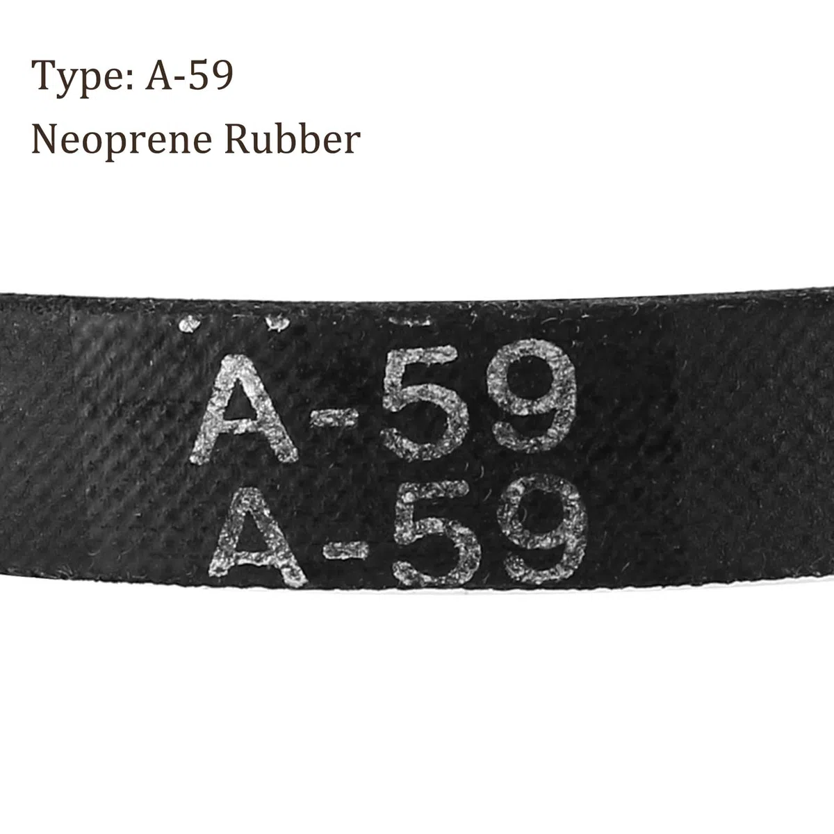 A-59 Transmisión Trapezoidal Correa - [59 Pulgadas Interior Circunferencia] A-Sección Goma Transmisión Correa Envuelto para Transmisión Uso