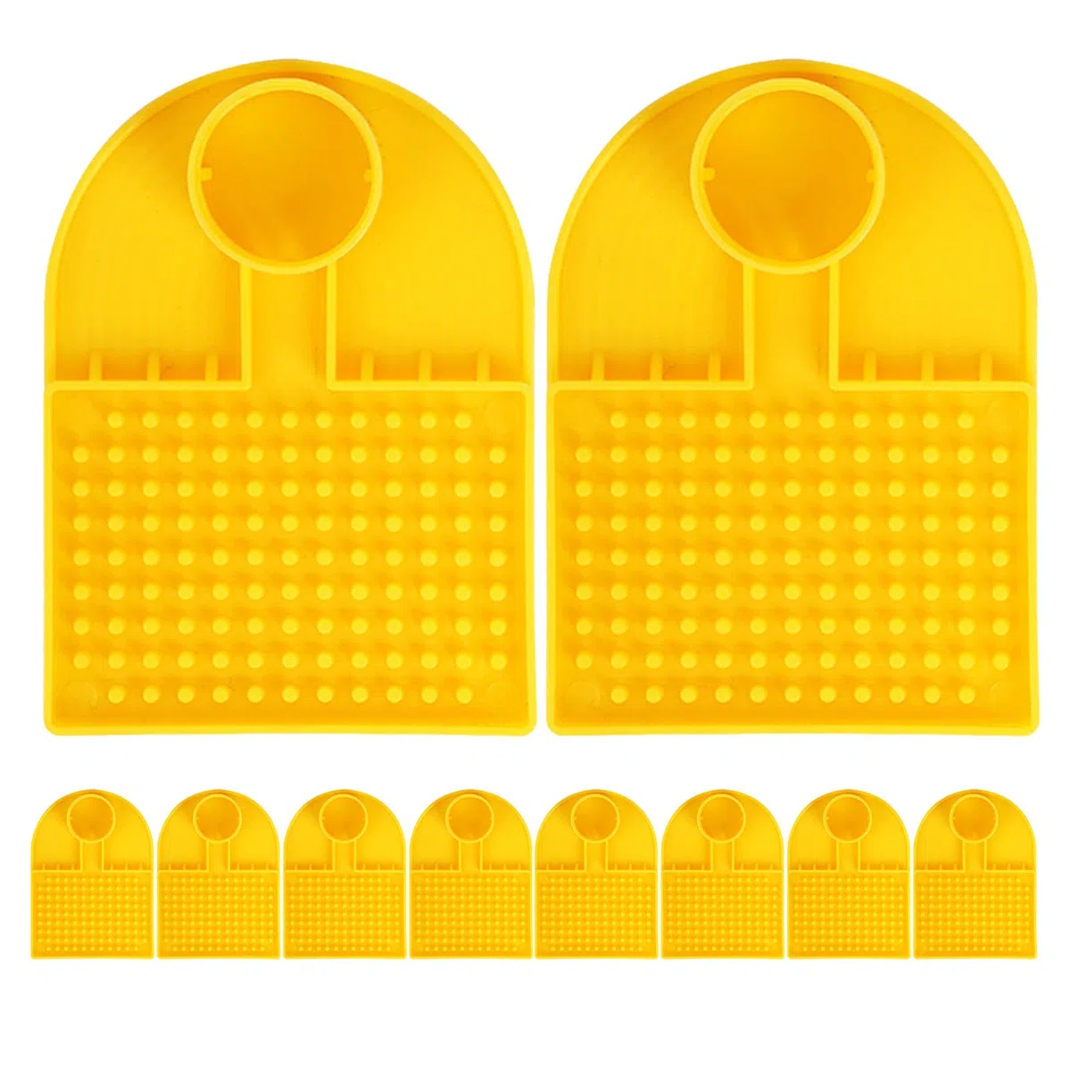 10 bebederos para colmenas: Dispensador de agua para abejas, nido para beber para jardín o balcón, bebedero de verano para apicultores que se adapta a botellas de 3 cm de diámetro.