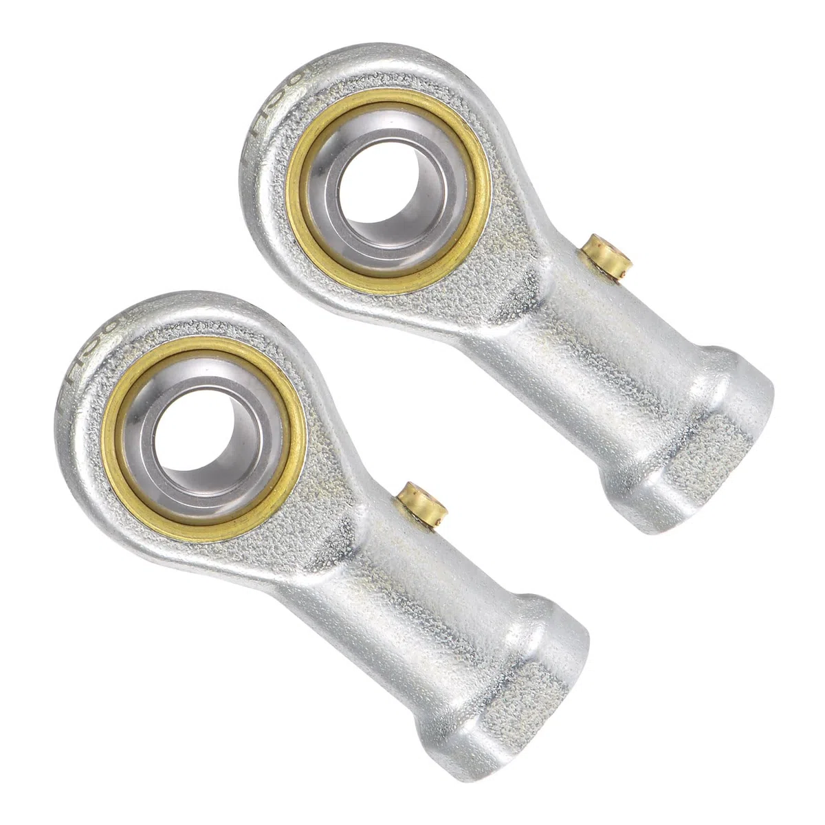 2Pcs Cojinete de Extremo de Varilla Phs8 - [Diámetro de 8mm Rosca Hembra Izquierda M8] Adecuado para Equipos de Automatización Acero #45 Acero Cromado