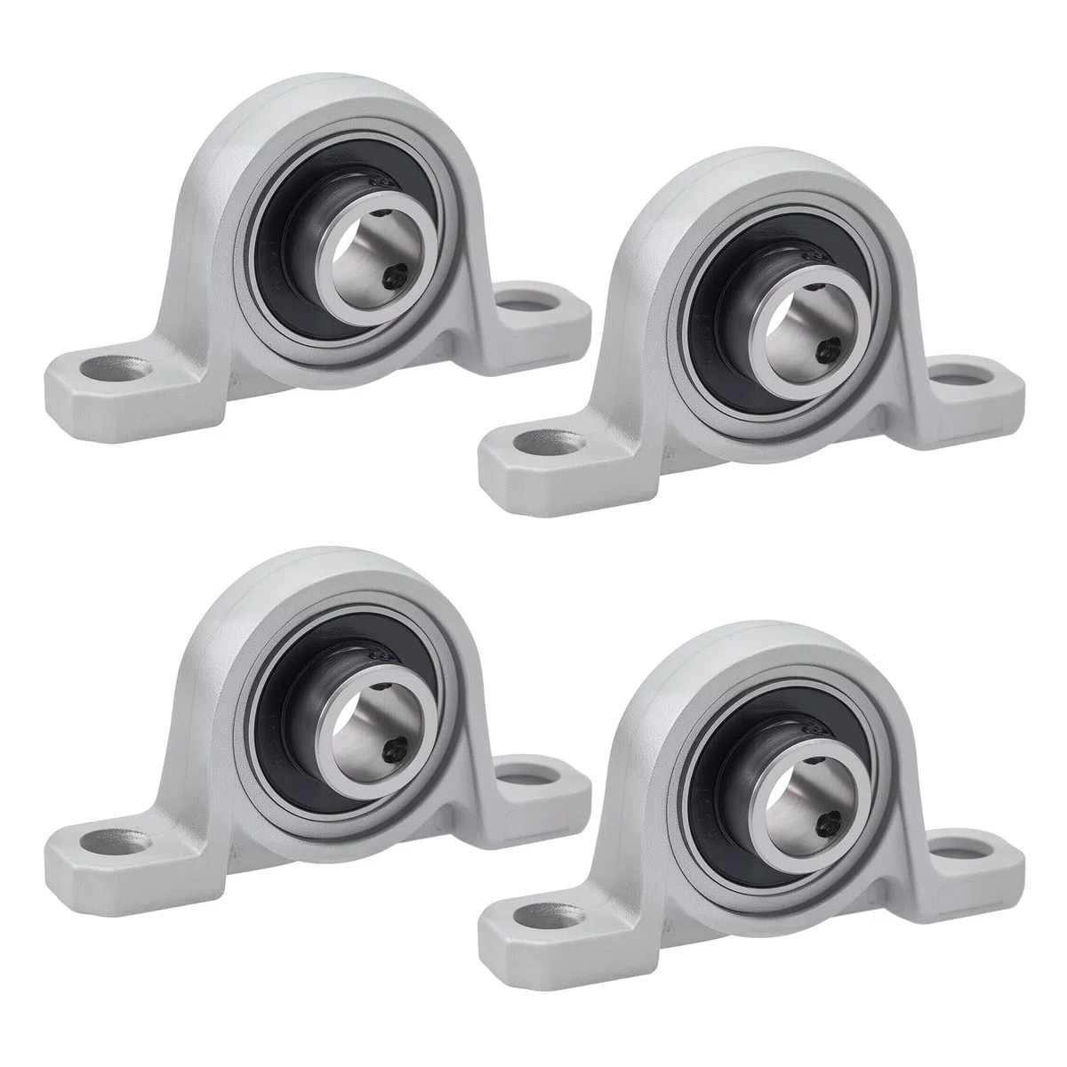 Bloque de Rodamientos 4Pcs Cojinetes de Rodamiento Base de Cojinete Rodamientos de Bloque de Almohada para eje Máquina 3D Impresora (12mm de Diámetro Interior)