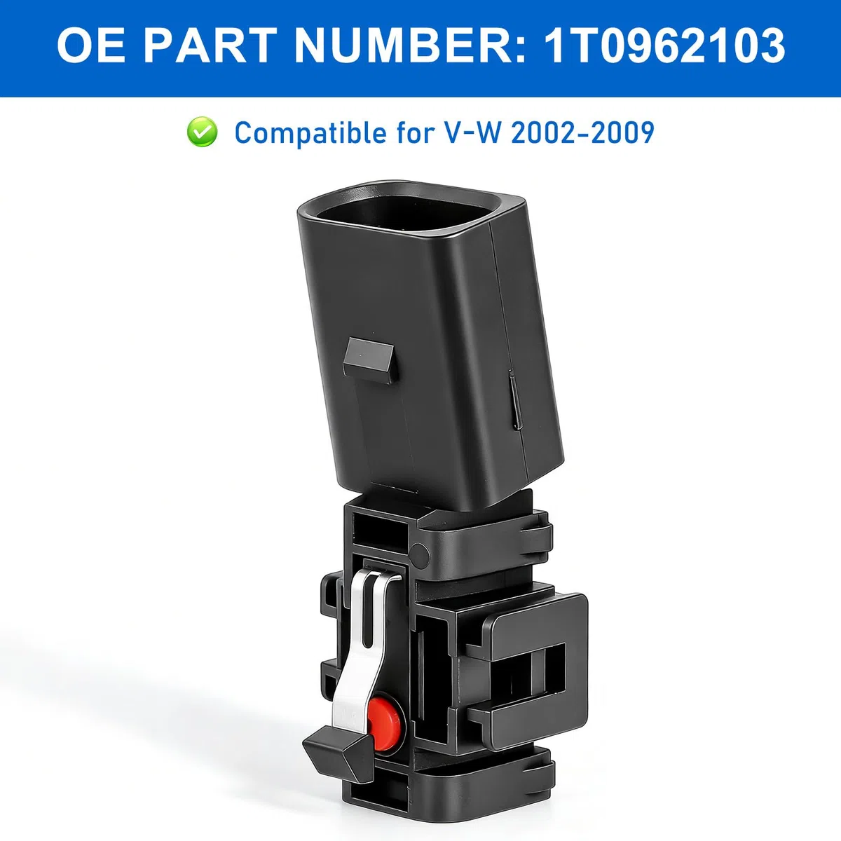 GAOUTO Microinterruptor para portón trasero: microinterruptor, fiabilidad del maletero, microinterruptor, intercambio de puerta trasera, para 2002-2009 V-W Polo 9N 1T0962103 1T0962103A