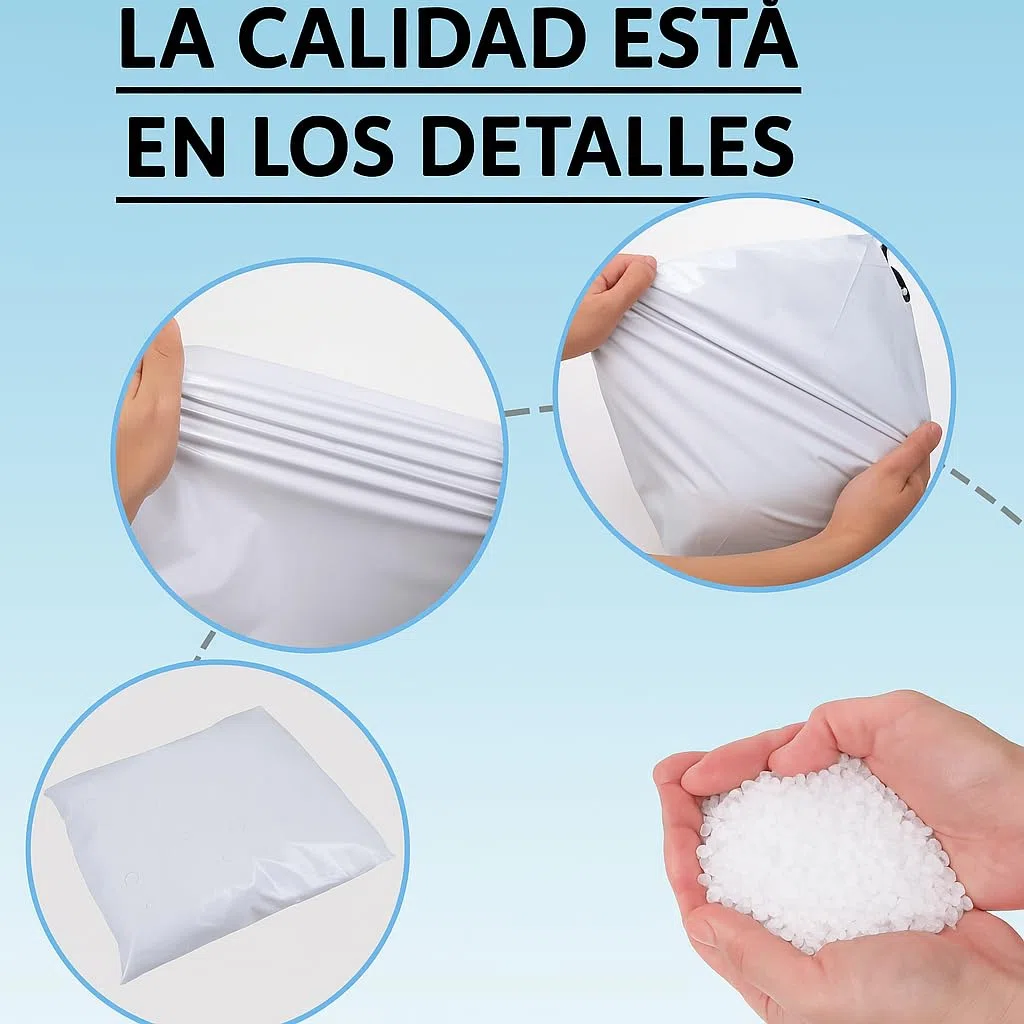 MORE FREE - Bolsas de Envío de 35x45CM, 100 Unidades, Gris Claro, Polietileno, Cierre Autoadhesivo, Perfecto para Pequeñas Empresas y Vendedores en Línea