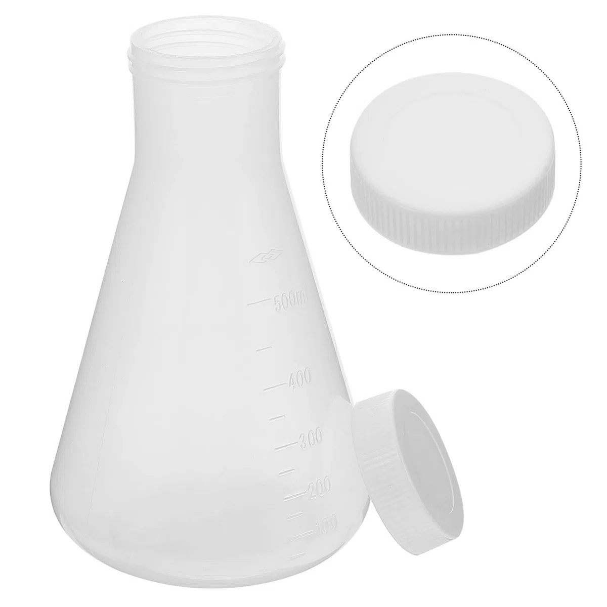 ULTECHNOVO 3 Piezas Matraz De Plastico Vidrio Erlenmeyer Matraz Cónico De Plástico Petaca De Plástico Juguete Cerebral Matraz Erlenmeyer Profesional Laboratorio Páginas Niño Reutilizable