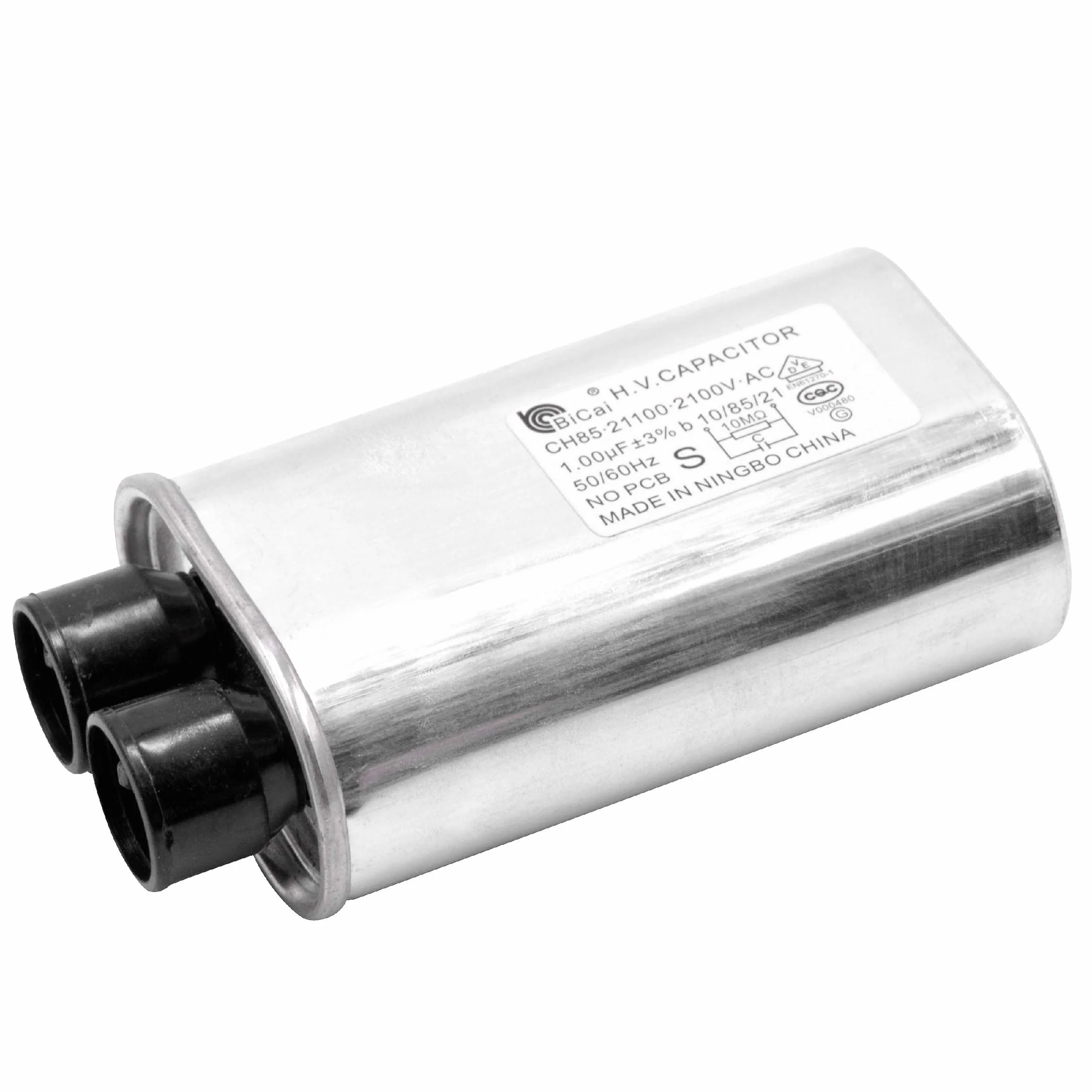 vhbw condensador de alta tensión reemplaza CH85-21100 para microondas - Pieza de repuesto