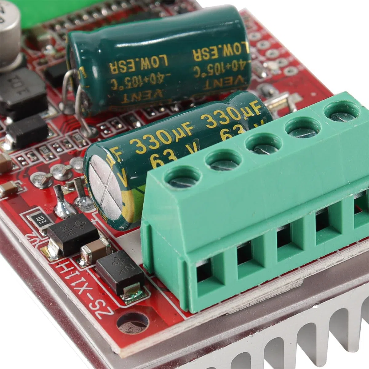 Controlador de motor Hall sin escobillas de CC, placa de controlador de 6-60 V, 16 A, 300 W, para motores de 12 V-48 V, tamaño compacto.