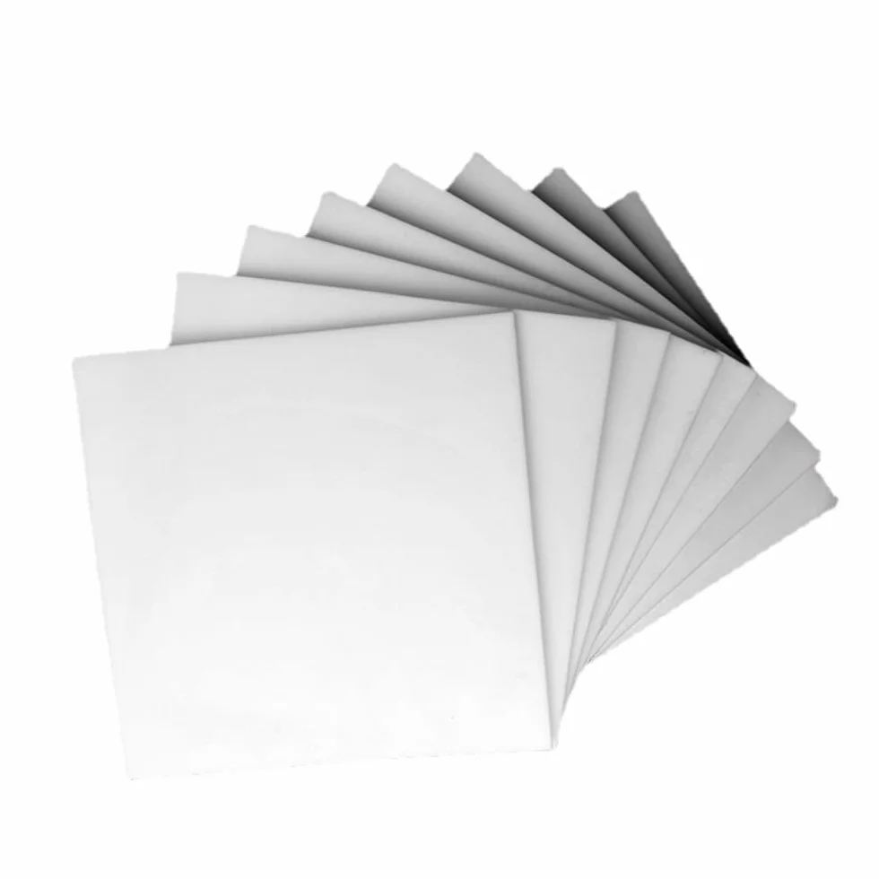 Teflon blanco PTFE hoja de plástico, placa de plástico teflón varios tamaños y espesores (100mm * 200mm * 5mm)