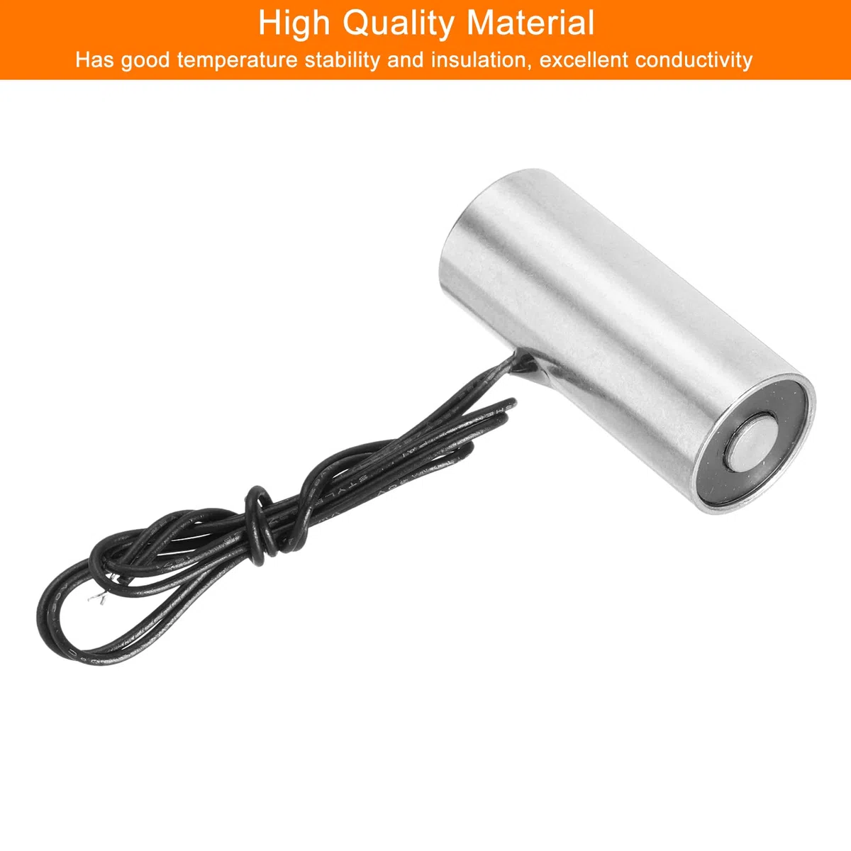 QUARKZMAN Electroimán Solenoide Redondo DC 12V 10N 2.2LB/1Kg Imán Eléctrico Imán De Elevación Eléctrico Para Equipos De Automatización