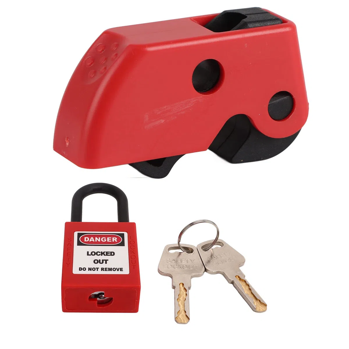 Dispositivo Universal de Bloqueo para Disyuntor, Conjunto de Seguridad de Nailon, Instalación Simple y Compacta, de Prevención de Electrocución