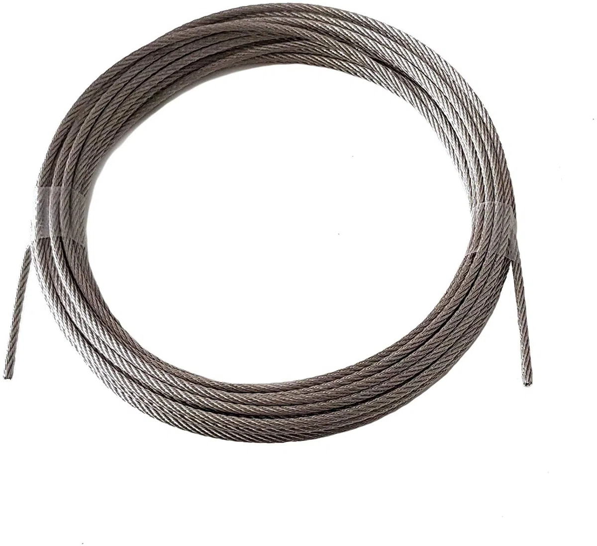Nirosta Cable de alambre de 1 mm, 10 m, acero inoxidable, 7 x 7, EN 1.4401 dureza media A4