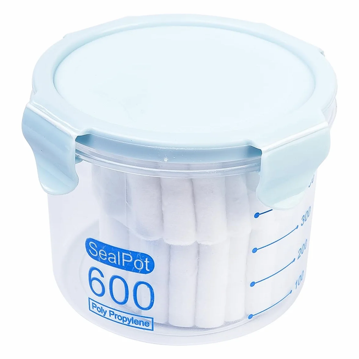 Sarini Paquete de 100 Rollo de Algodón - Adaptables de Nariz Medianos, Bolas de Algodón Dental y Cuido Personal