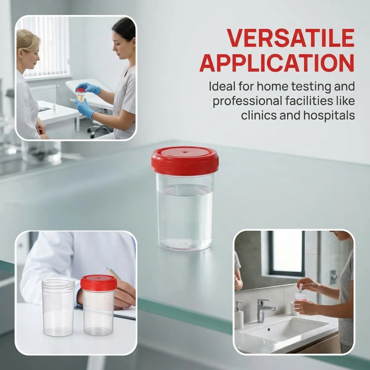 iplusmile 15 tazas de recolección de orina con tapa recipientes para muestras con escala de mililitros copas para muestras de orina para consultorios médicos hospitalarios y laboratorios