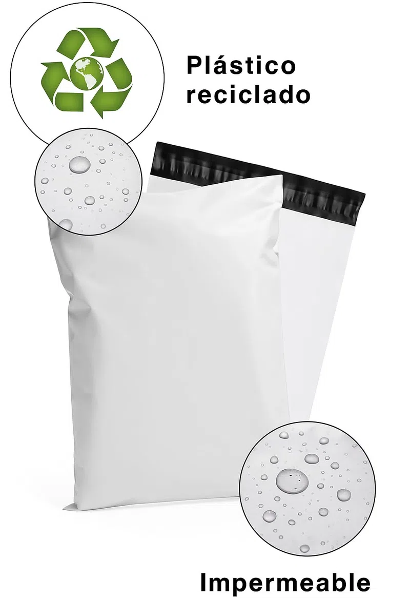 MORE FREE - Bolsas de Envío de 35x45CM, 100 Unidades, Gris Claro, Polietileno, Cierre Autoadhesivo, Perfecto para Pequeñas Empresas y Vendedores en Línea