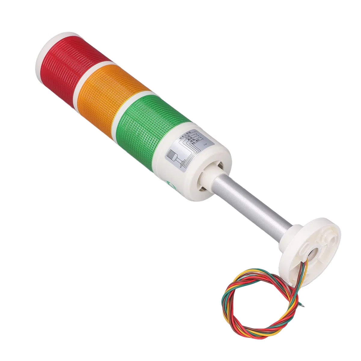 Elprico LED LED Tower Light Advertencia Industrial Lámpara de Visualización de Señal para Dispositivos para Dispositivos (24V)