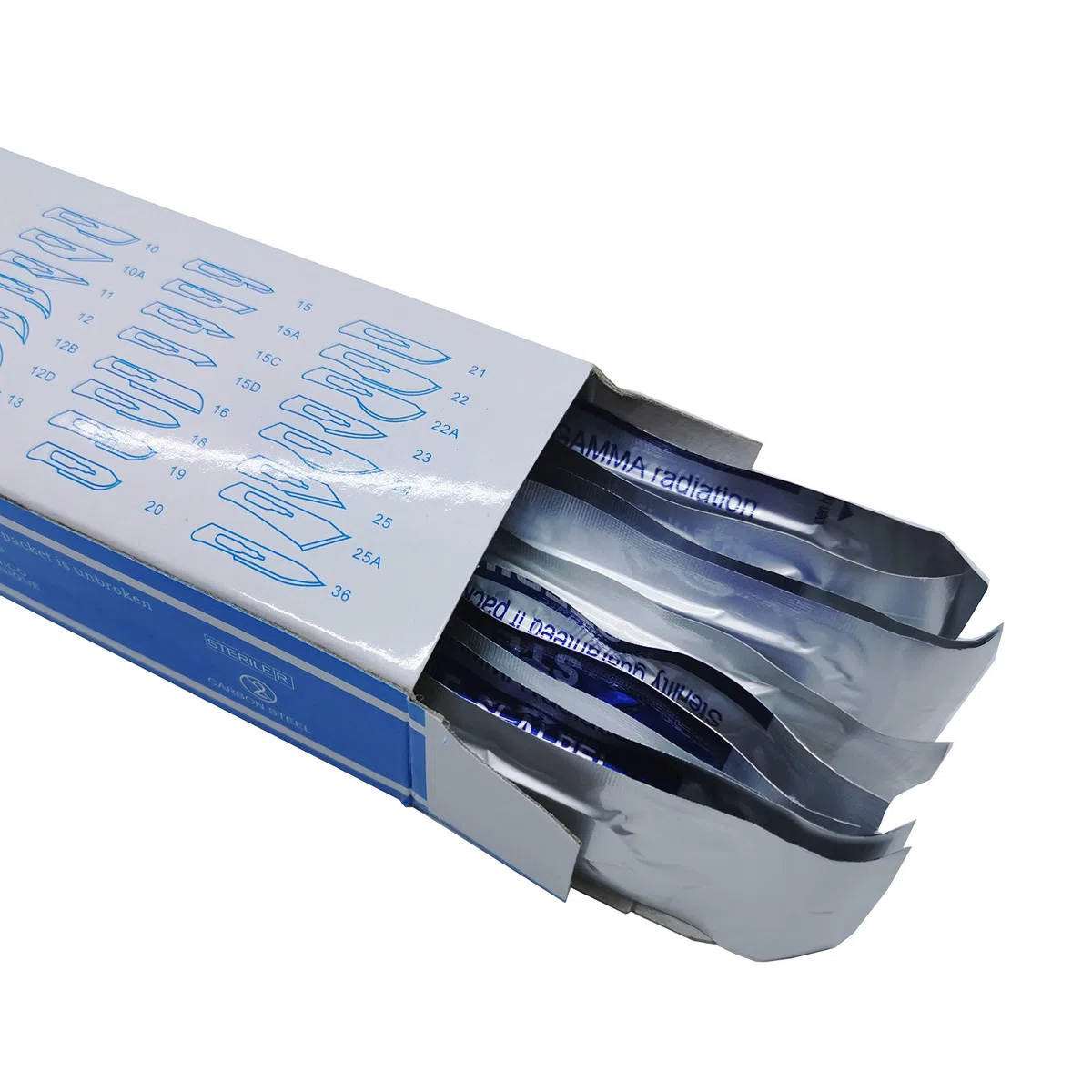 Bisturí desechable de corte medi-nº 11 para dermaplano quirúrgico, anatomía de laboratorio, tallado, artesanía, disección médica, podología (paquete de 10)