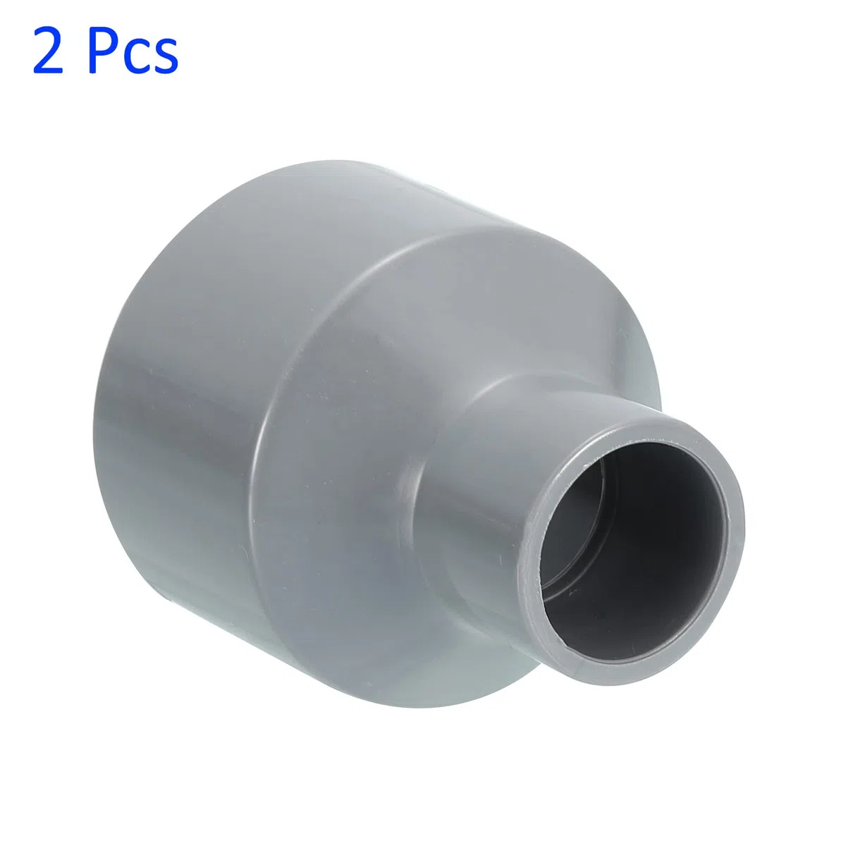 sourcing map 2 Paquete PVC Tubería Montajes - Agua Tubería Incrementador Reductor Conectores Adaptadores, Reductor Acoplamiento Zócalo, Aplicar a Exterior/Jardín (25mm y 40mm ID)