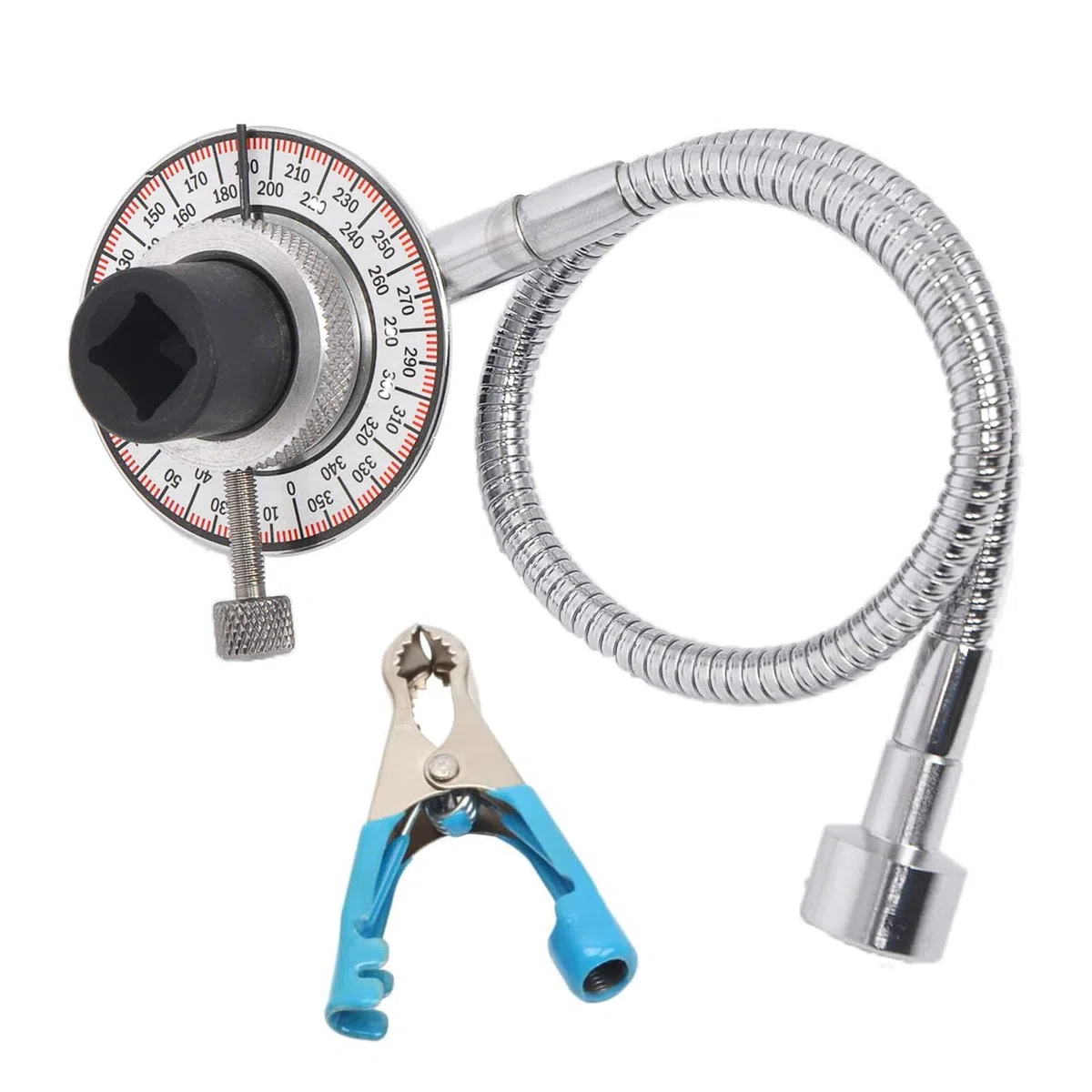 GONIOMETRO IMANTADO PARA LLAVE DINAMOMÉTRICA DE 1/2" PARA MEDIR ANGULO APRIETE CON DINAMOMETRICA incluye pinza intercambiable