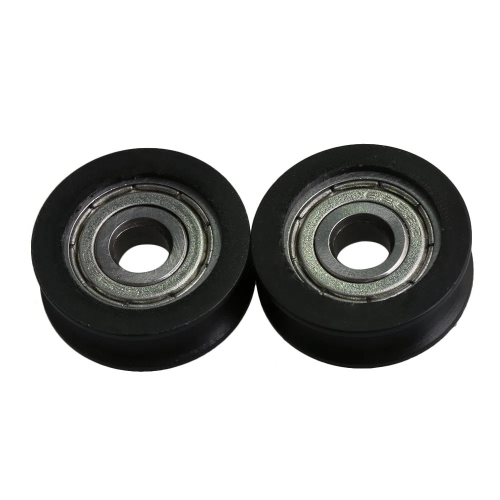 20x5x7mm 625ZZ tipo U gu¨ªa de rodamiento de bolitas ruedas polea rodillo de carga 63KG para la ventana de la puerta gabinete paquete de impresora de 4