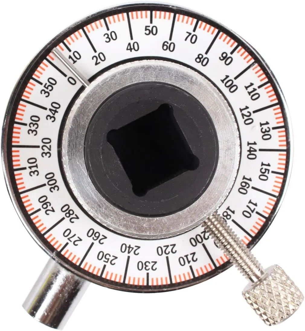 GONIOMETRO IMANTADO PARA LLAVE DINAMOMÉTRICA DE 1/2" PARA MEDIR ANGULO APRIETE CON DINAMOMETRICA incluye pinza intercambiable