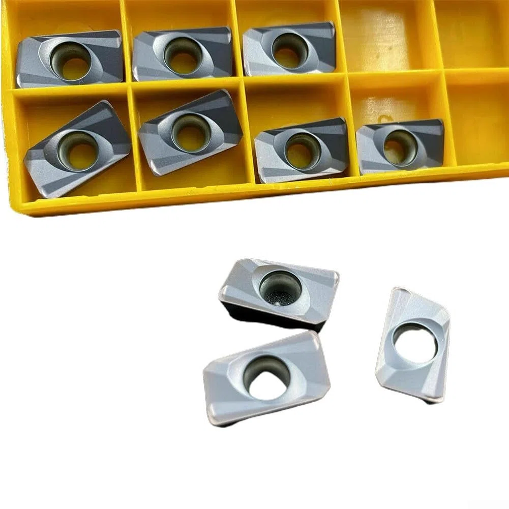 10 piezas APMT1604PDER-H2 VP15TF fresadora CNC de carburo insertos de fresado para procesamiento de acero semiacabado