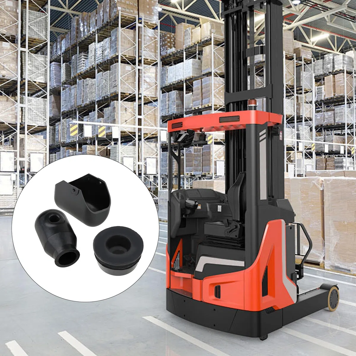 Paquete de 3 accesorios manuales para tanques de aceite de carretilla elevadora, accesorios de montaje de depósito, accesorios de montacargas para un mantenimiento eficiente del equipo
