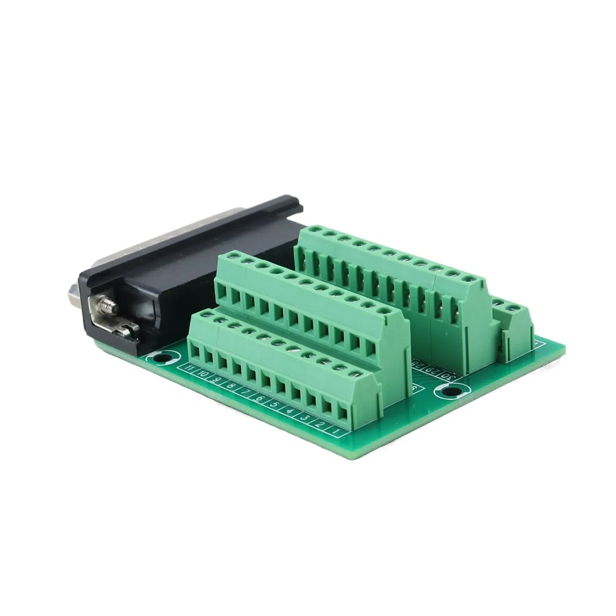 Placa de ruptura Macho DB44 DR44 D-Sub de 44 Pines sin Soldadura - Convertidor de Interfaz de Bloque de terminales