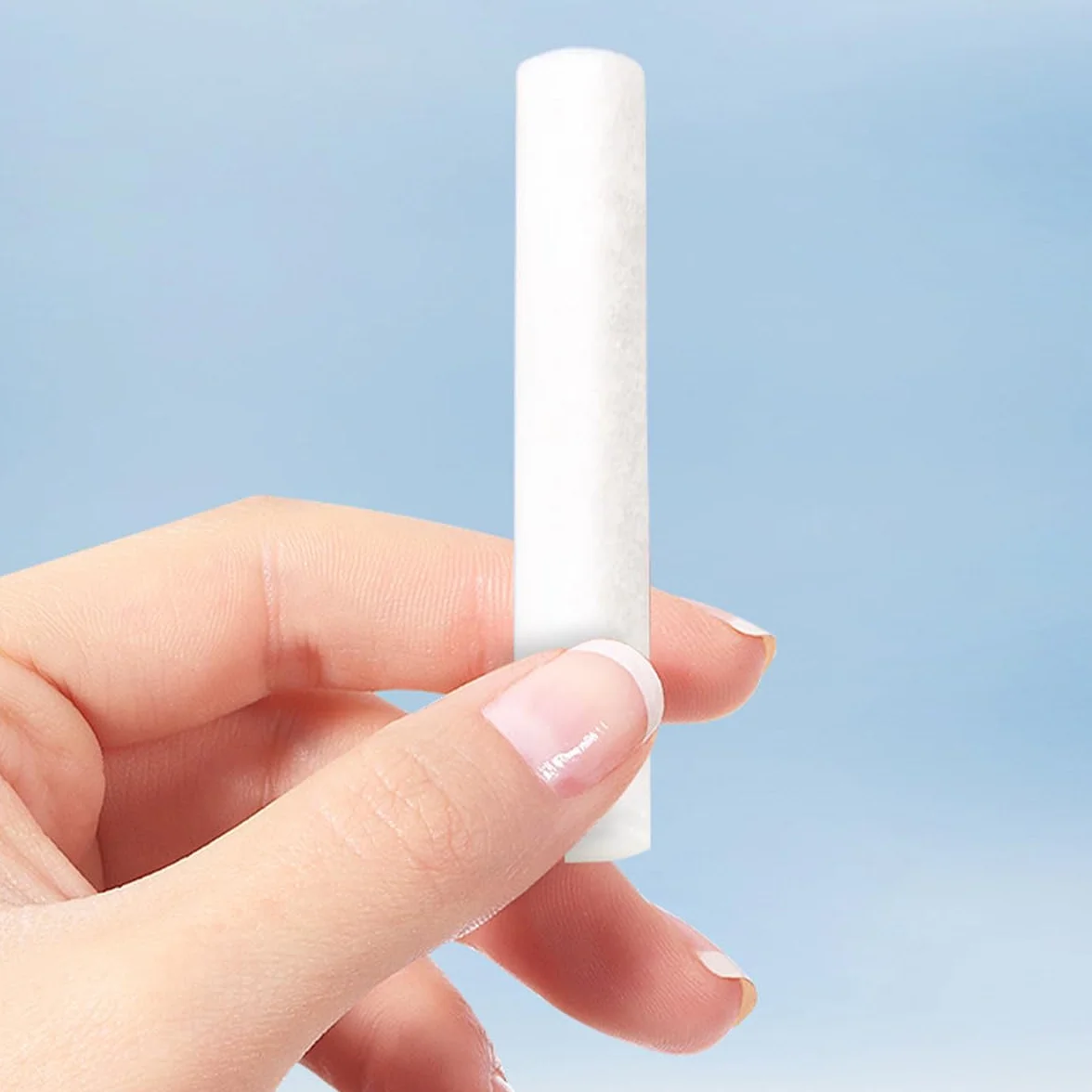 Sarini Paquete de 100 Rollo de Algodón - Adaptables de Nariz Medianos, Bolas de Algodón Dental y Cuido Personal