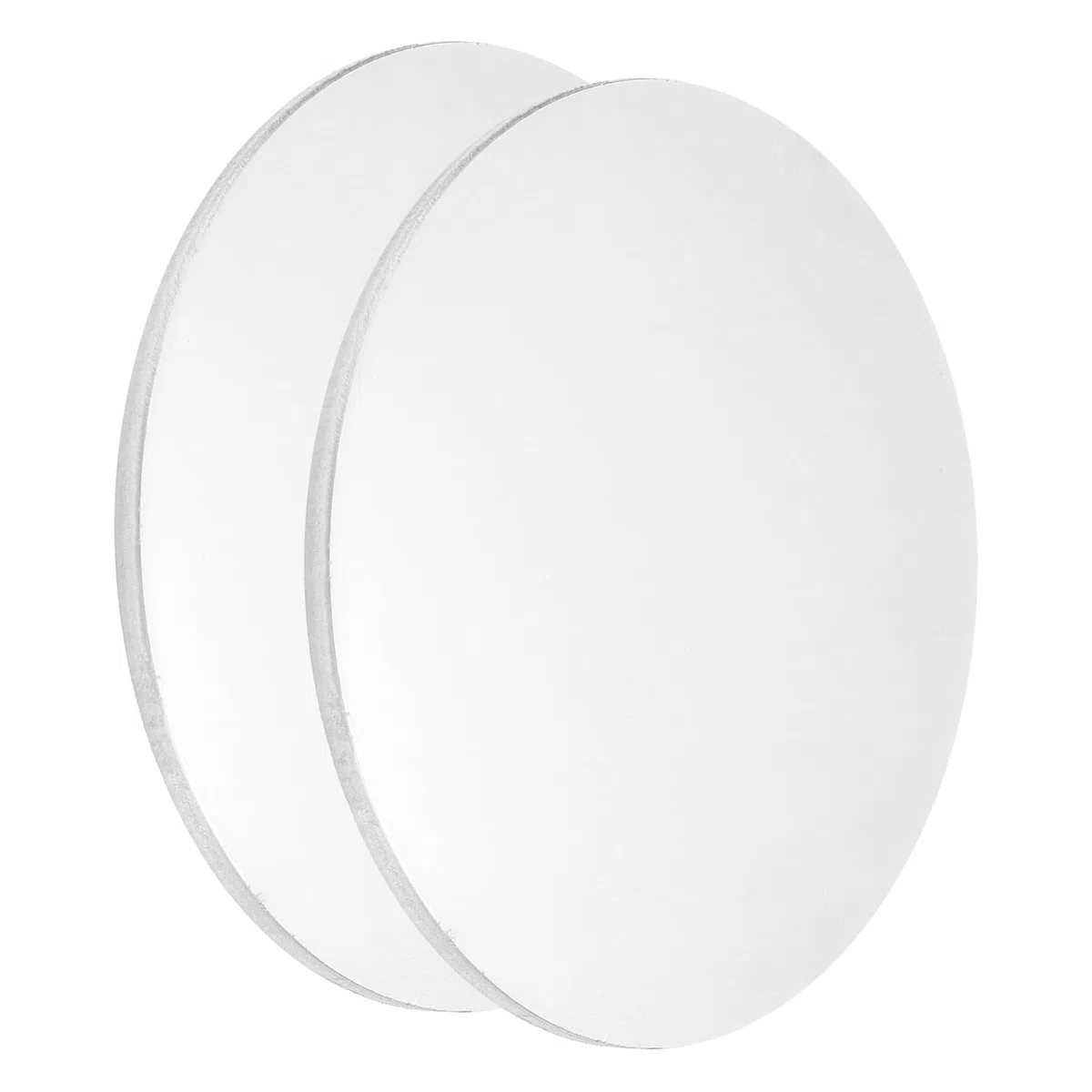 QUARKZMAN 2 Piezas De Disco De Aluminio 4"(100mm) Diámetro 0.16"(4mm) Grosor 1060 Placas De Círculo De Aluminio Hojas Redondas Para Estampado De Metal