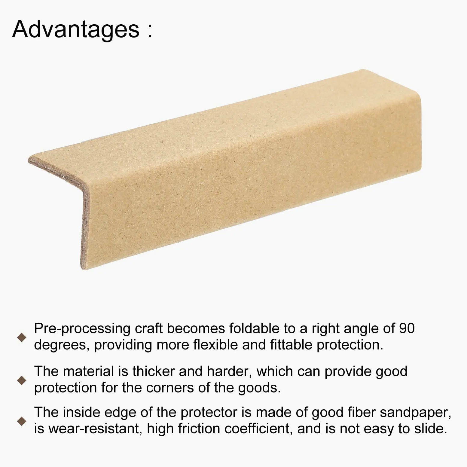PATIKIL Ajustable Cartón Esquina Protector Paquete Marco Protectores L Forma 150x30mm Grosor 3mm para Arte, Embalaje, Envío, Paquete de 24