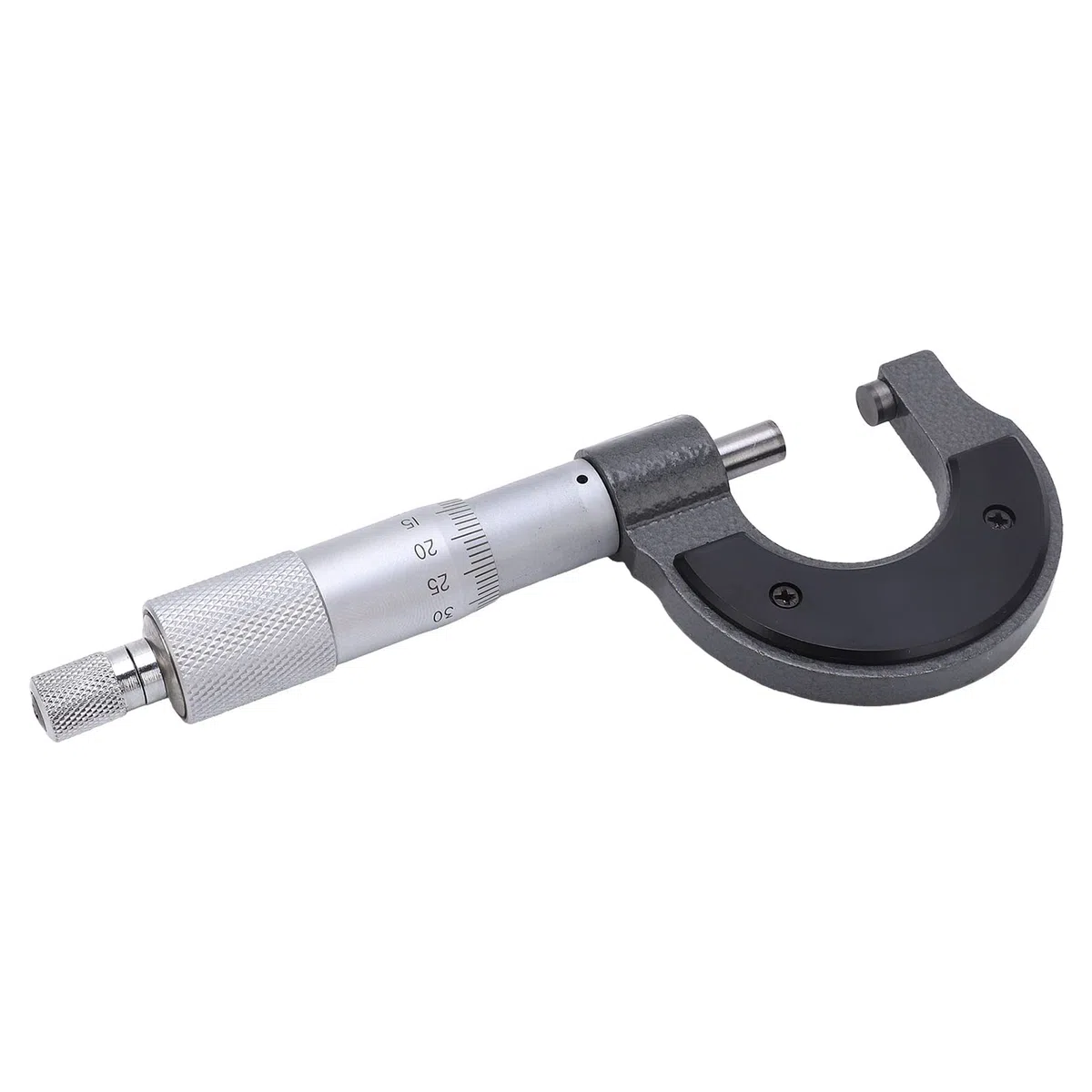 Micrómetro Exterior Juego De Herramientas De Maquinista De Precisión Profesional Premium, Micrómetro Superficie De Aleación Estable Medición Precisa Micrómetro (Upper Type 0-25/0.01mm)