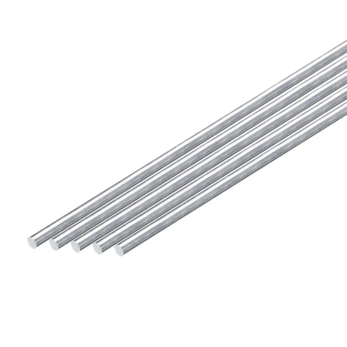 sourcing map 20 varillas redondas de aluminio de 3 mm de diámetro, 305 mm de largo, barra redonda de aluminio 6061 para construcción industrial, manualidades, 20 unidades